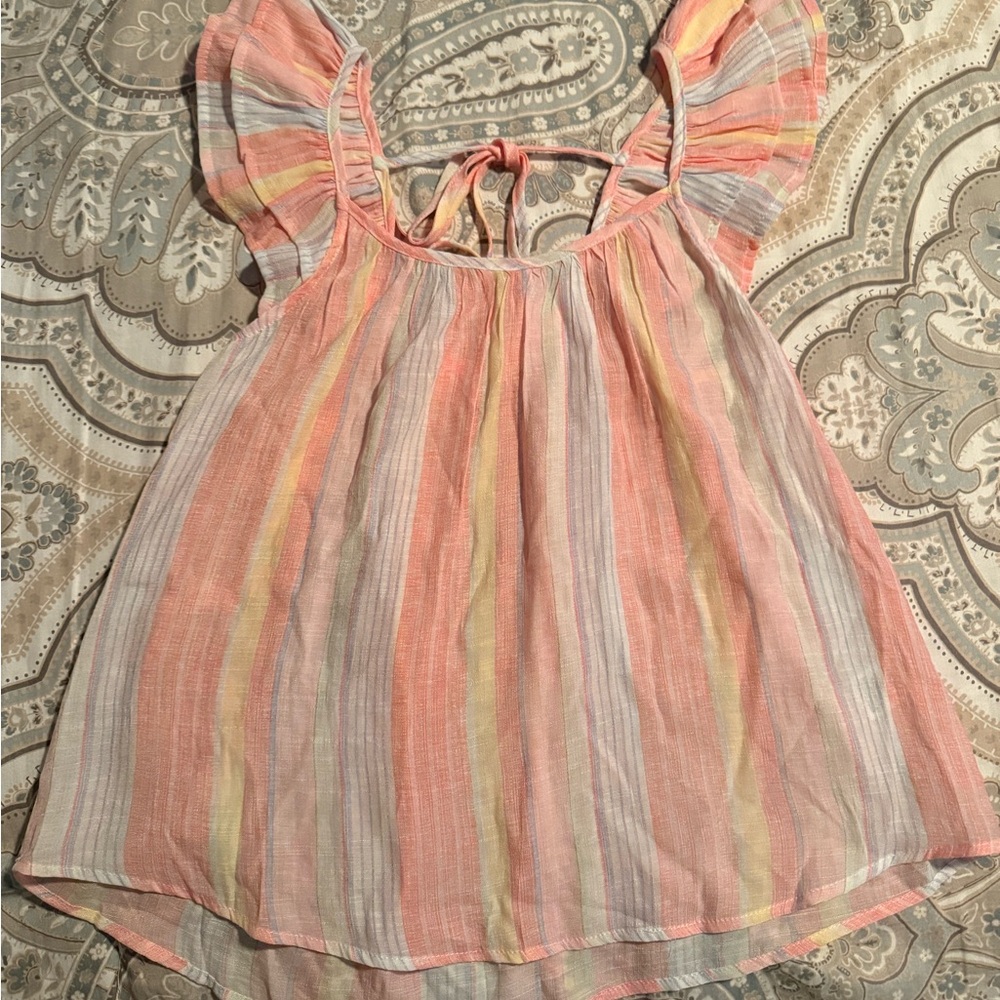 Striped Multicolor Boutique Top